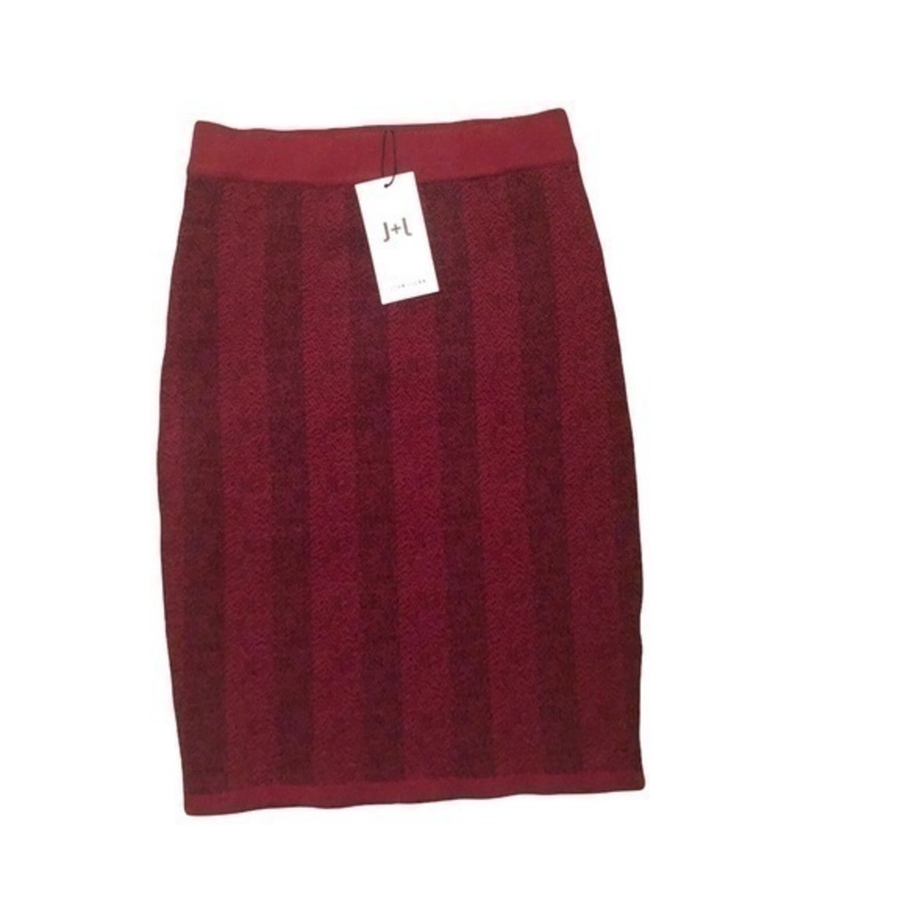 John + Jenn revolve red skirt NWT xs